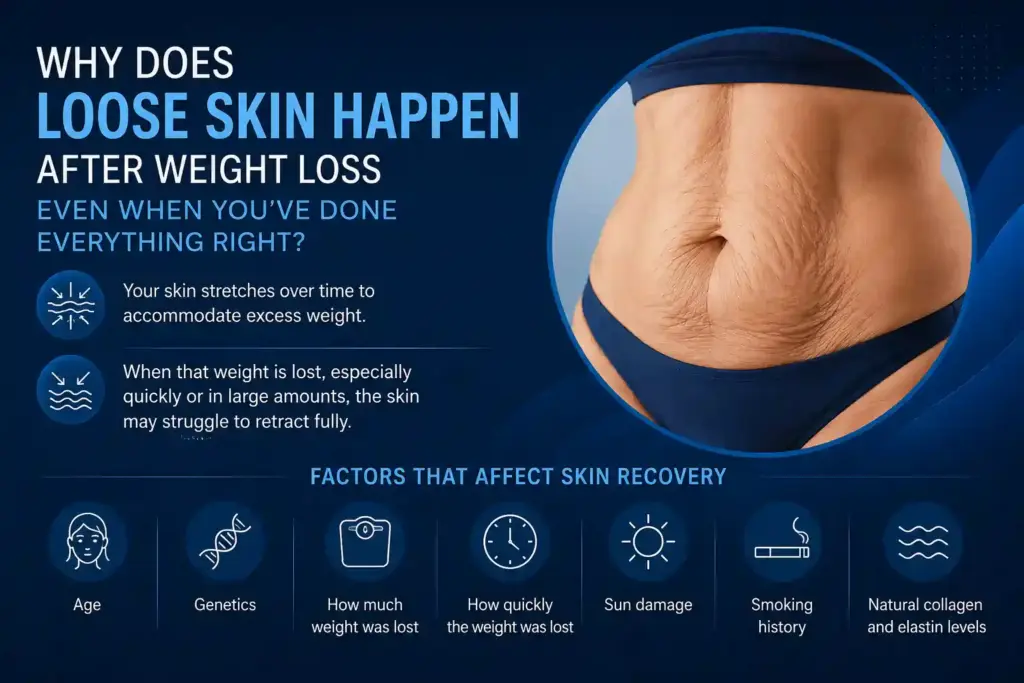 Why Does Loose Skin Happen After Weight Loss Even When You’ve Done Everything Right Rickmansworth?